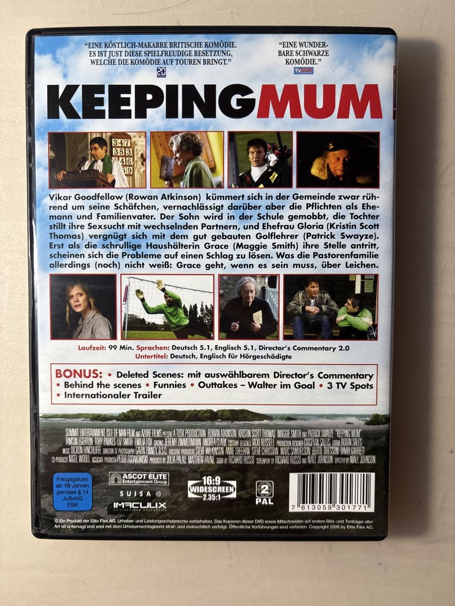 Tutti i DVDs: Keeping Mum mit Rowan Atkinson - Top Zustand! – Nuovo (secondo la descrizione) da Ruswil venduto da Slivio_ 1