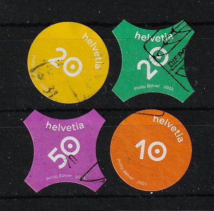 Tutti i francobolli: 2023 neue Schweizer Briefmarken – Usato da Arlesheim venduto da gaugi43