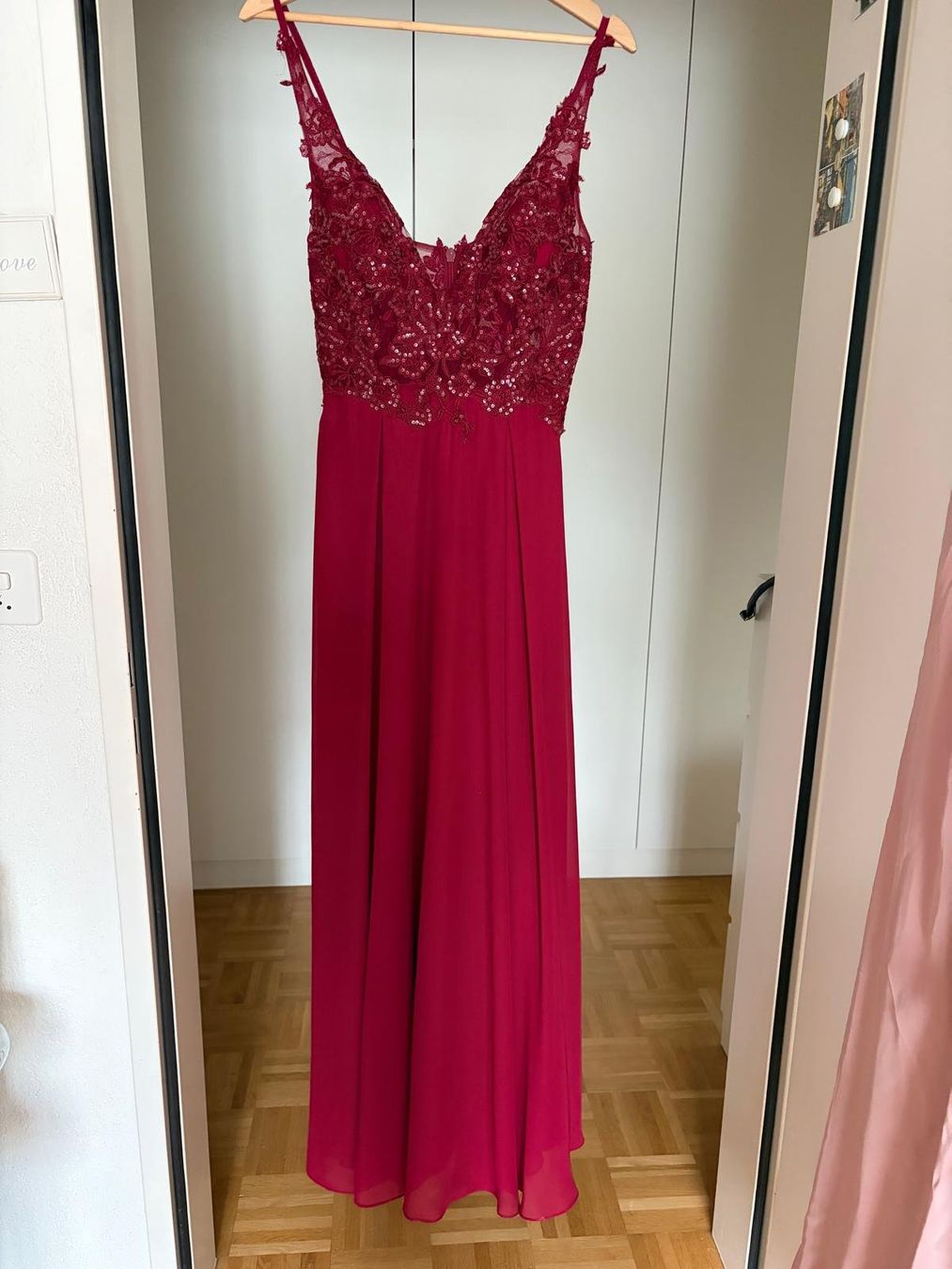 Kleider: Festkleid rot Gr. 36 – Gebraucht aus Rothenburg von Fbuesche1 4