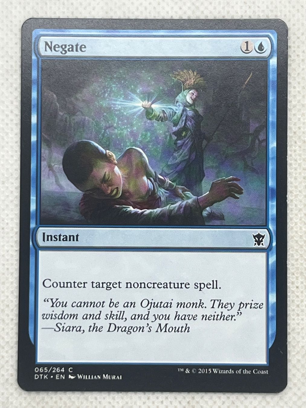 Magic The Gathering Carte collezionabili: MTG Negate DTK 065 Englisch Common – Usato da Hinterkappelen venduto da Kim1992