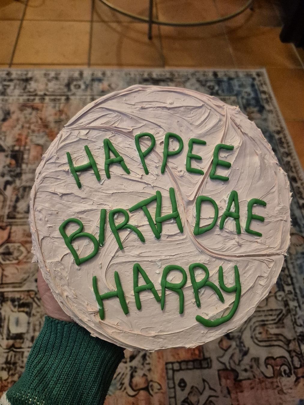 Alle Dekorationen: HARRY POTTER - Gâteau "Happee Birthdae Harry" – Gebraucht aus Riaz von Murielbhs