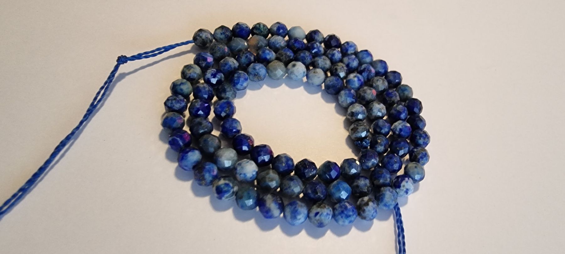 Accessori per grill: Lapislazuli facettiert 4mm. Strang – Nuovo e nell'imballaggio originale da Menziken venduto da Mirager 2