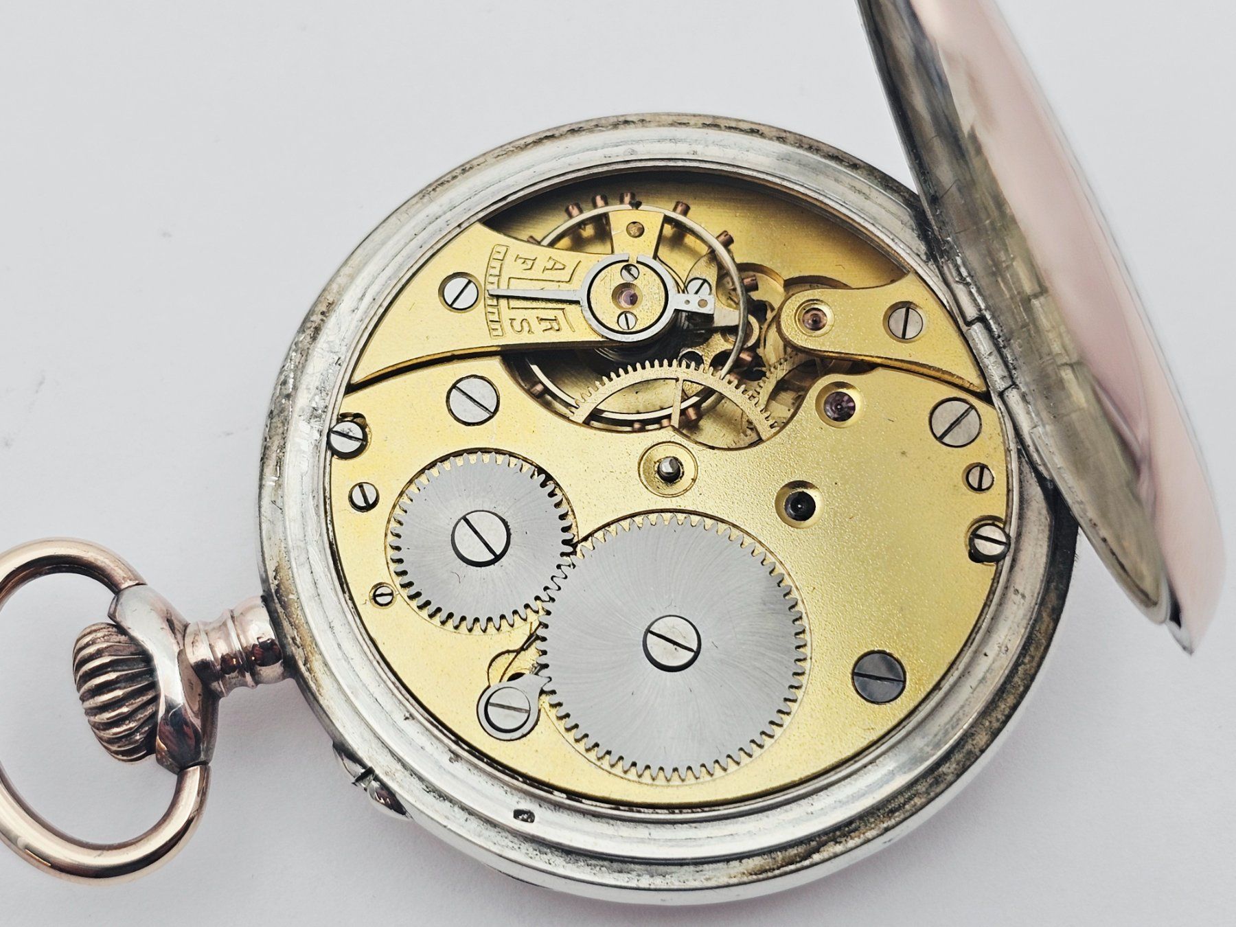 Orologi: Antike Taschenuhr Silber 800 – Usato da Bassersdorf venduto da AnkerWatch 4