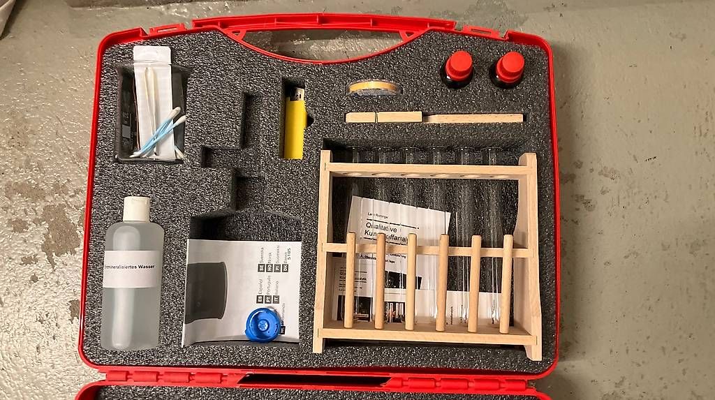 Kit di costruzioni: Kunststoff Erkennungs Kit - Analyse von Kunststoffen – Usato da Schaffhausen venduto da MCaj 1