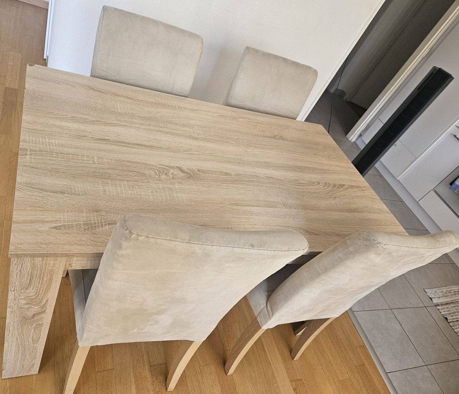 Tischset: Table à manger + 6 chaises – Gebraucht aus Lausanne von aur_fj5f