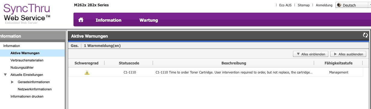 Samsung Stampanti: Schwarzweiss-Laserdrucker Samsung Xpress M2825DW – Usato da Seuzach venduto da wie_c66v 8
