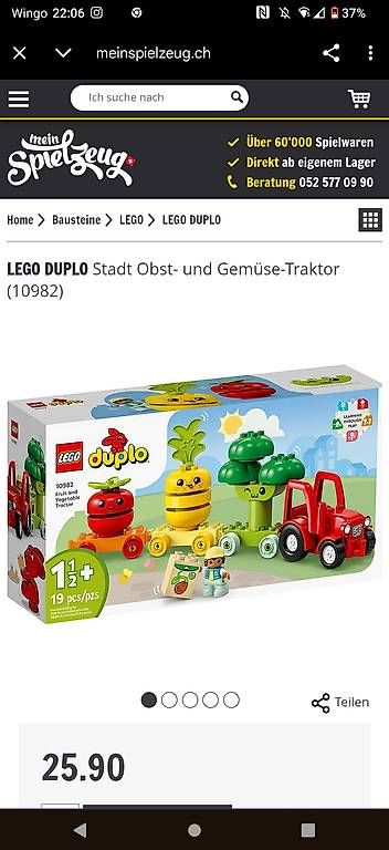 Spielzeuge: Lego Duplo Obst und Gemüse Traktor – Gebraucht aus Uznach von Claudi1186 1