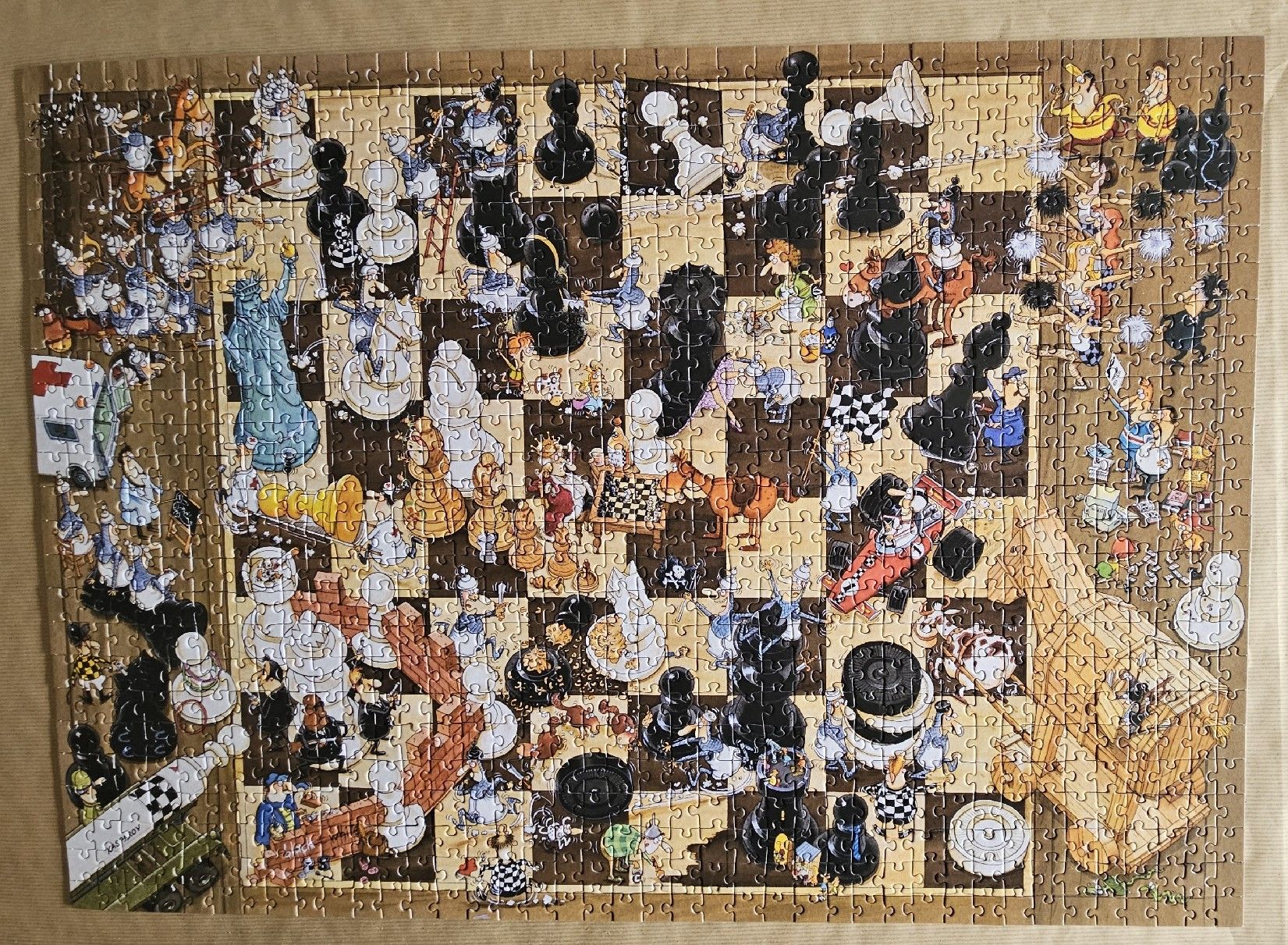 Heye Puzzles: Heye Puzzle Marino Degano 'Black or White' – Neuf (Voir description) à Teufen AR par patchouli13 1