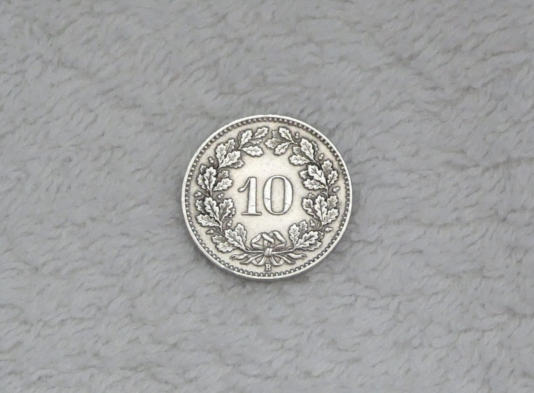 Tutti le monete: 10 centimes/rappen 1913 – Usato da Nyon venduto da Ilmi09 1