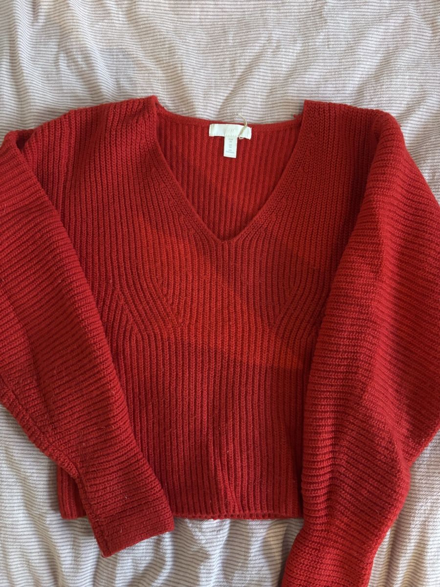 H&M Maglioni & Felpe: Strickpullover Rot – Usato da Minusio venduto da giiaadaaa