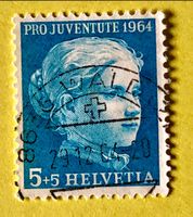 Nr.J 205 GESTEMPELT Mädchenbildnis 1964 