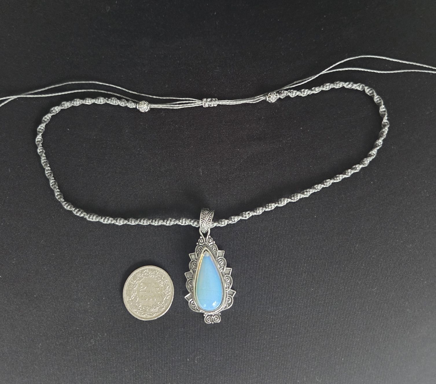 Catenine: Einzigartige Mondstein Halskette, Handmade – Nuovo e nell'imballaggio originale da Bönigen venduto da cc9ice 3