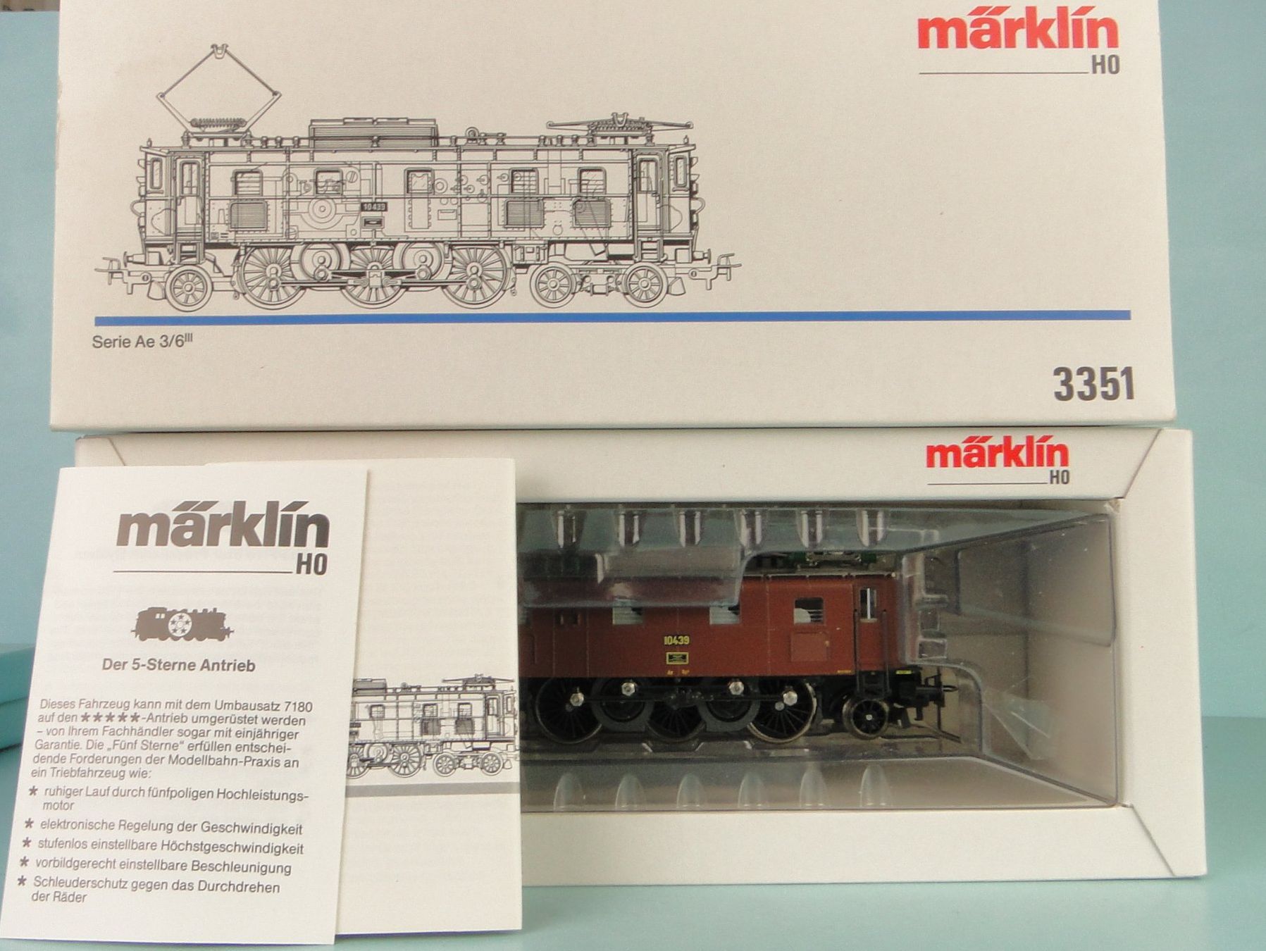 Märklin Modellini di ferrovie: Märklin 3351 Ae 3/6 – Usato da Bülach venduto da cann11 1