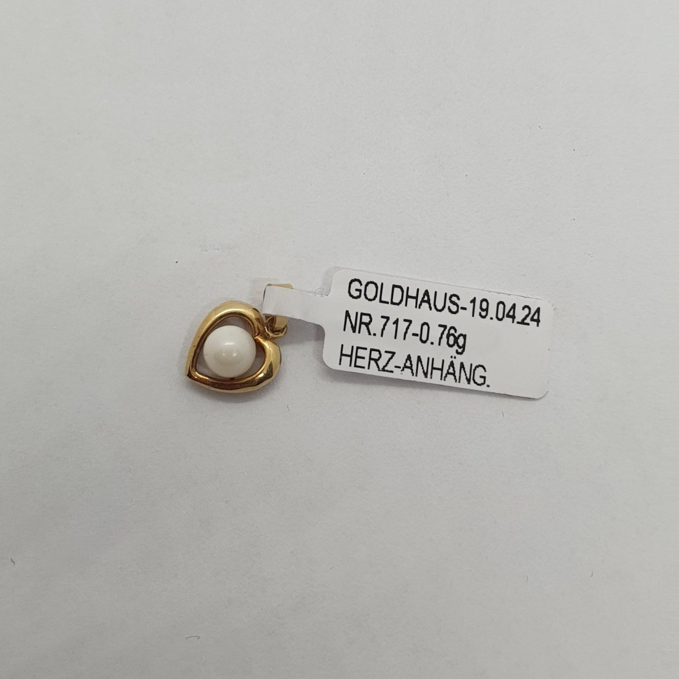 Anhänger: Echt 18K Gold - Herz Anhänger – Gebraucht aus Luzern von Luzern-Goldhaus 1