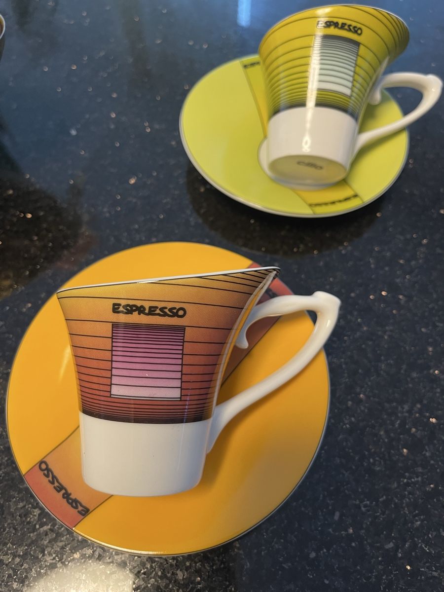 Tazze: W.Tjalke, 2 Espresso Tassen mit Dose – Nuovo e nell'imballaggio originale da Auw venduto da chr_vcc8