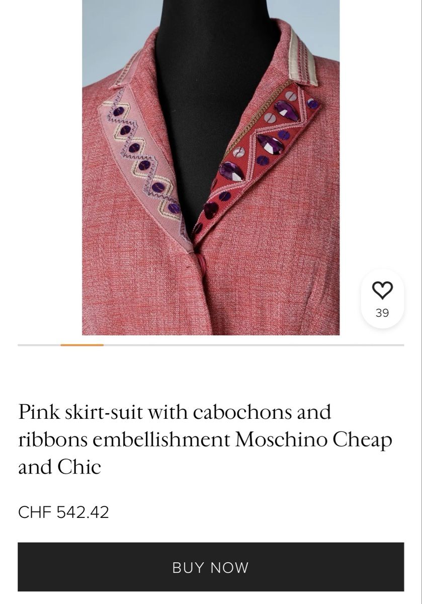 Moschino Giacche: Vintage Moschino Cheap & Chic 1990s Blazer – Usato da Nyon venduto da My_wardrobe 3