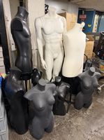 Schaufensterpuppen Set diverse Modelle akzeptabler Zustand