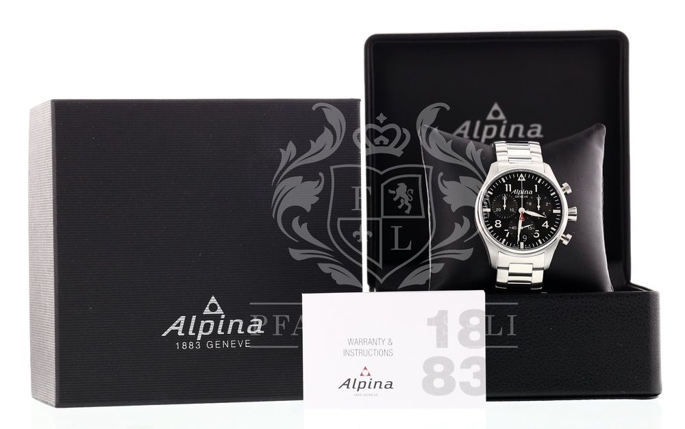Alpina Startimer Pilot Chronograph Big Date ungetragen 10