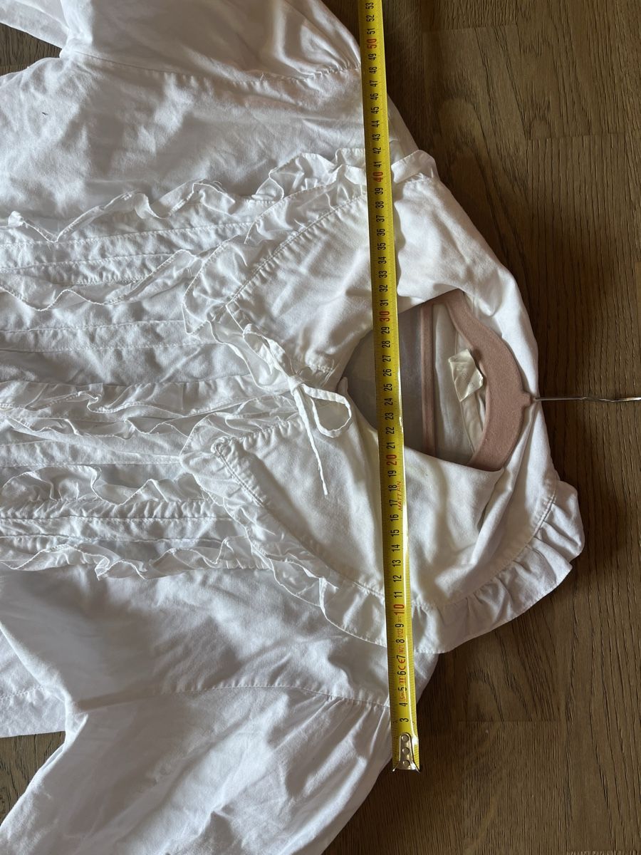 Blusen: Weisse Bluse mit Rüschen vintage coquette – Gebraucht aus Zürich von Closetbesties 4