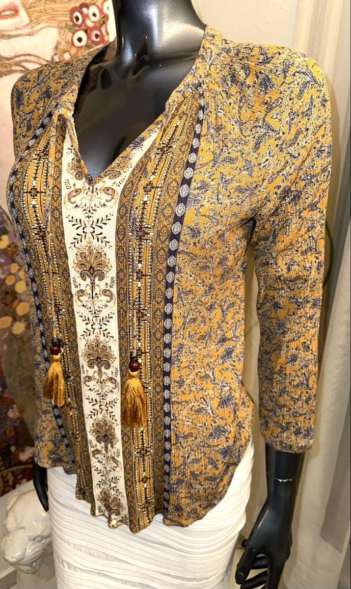 Camicette: MASON&BELLE BOHO BLUSE GR. M neuwertig – Nuovo (secondo la descrizione) da Unteraegeri venduto da MH203 6