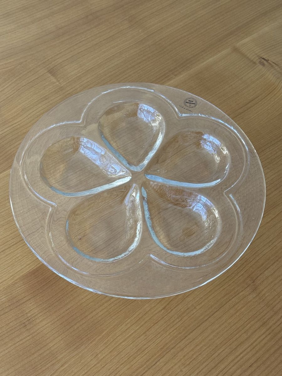 Glasi Hergiswil Bicchieri: Glas Hergiswil Piatto Fiore – Usato da Uster venduto da eli_c5fv