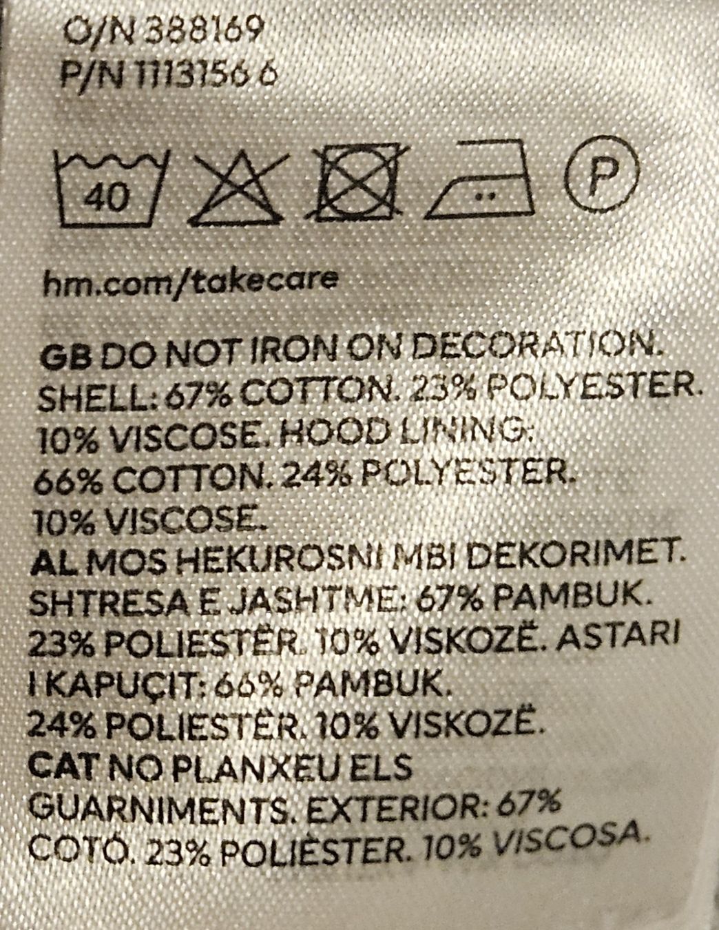 H&M Maglioni & Felpe: Kapuzen-Pulli Gr. M - H&M - Spendenaktion – Nuovo (secondo la descrizione) da Unterkulm venduto da Beljasch 6