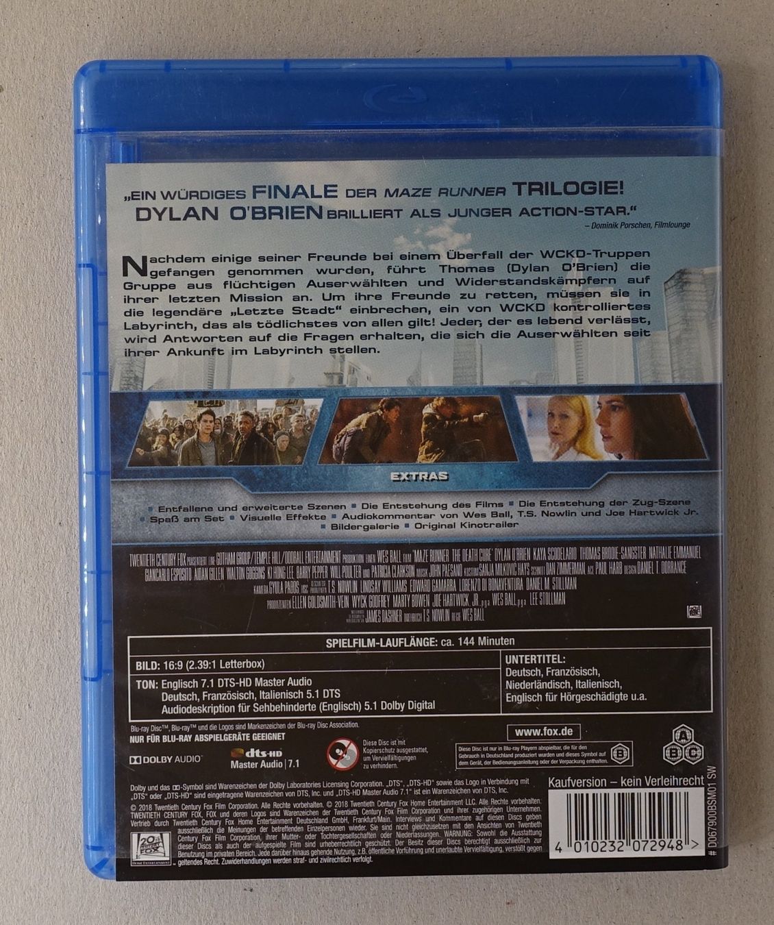 Alle DVDs: Maze Runner - Die Auserwählten in der Todeszone – Gebraucht aus Sessa von fraenklishop 1