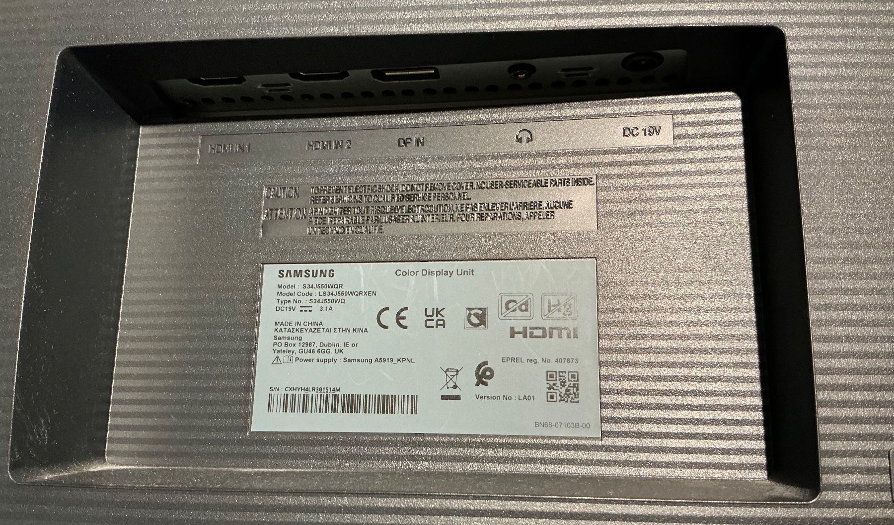 Samsung Monitor: Monitor Samsung 34" – Usato da Kriens venduto da Michu2876 1