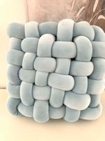 Moderne Knotenkisse Pastellblau 🤍 NEU