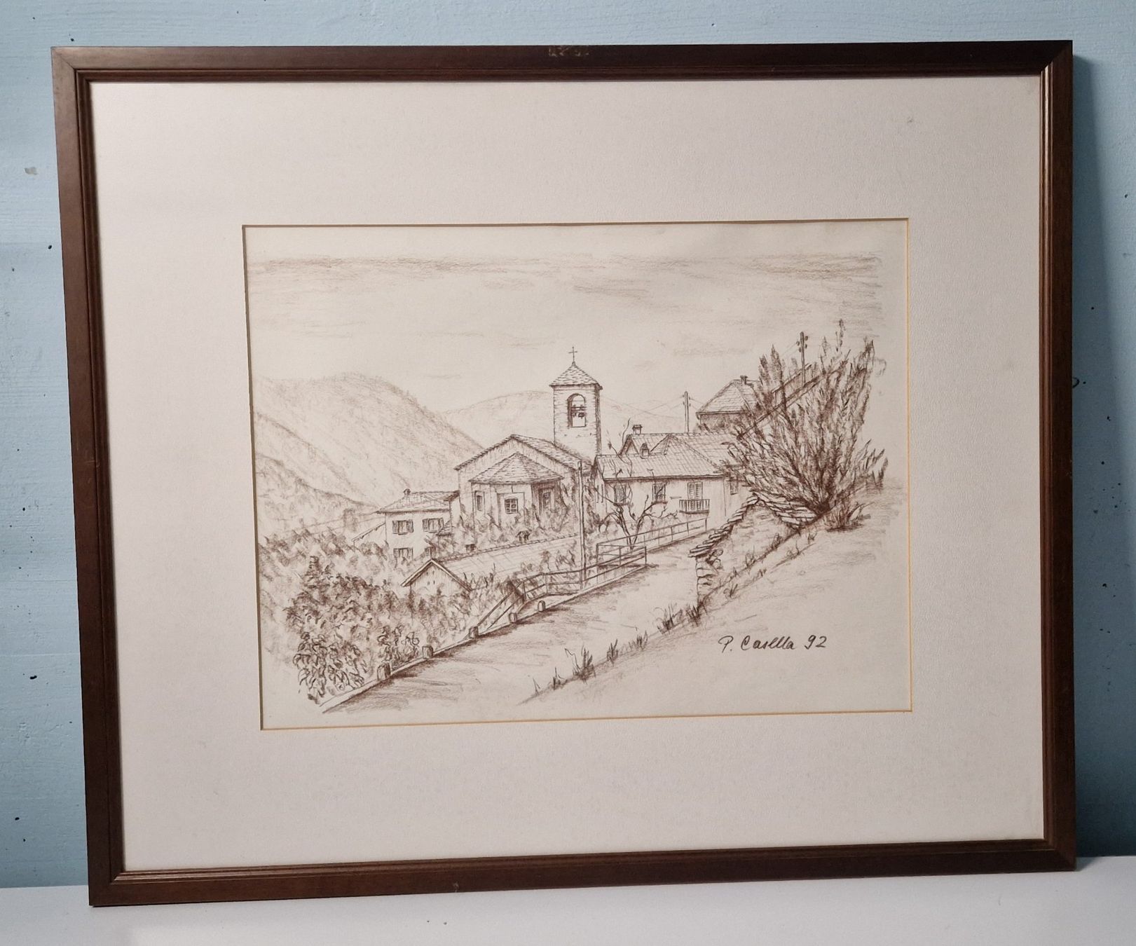 Dipinti: Kapelle aus dem Tessin oder Misox von 1992 – Usato da Rekingen venduto da Rolimue