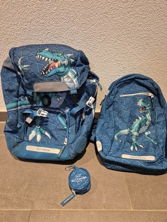 Beckmann Schul- und Sportrucksack mit coolem Drachenmotiv