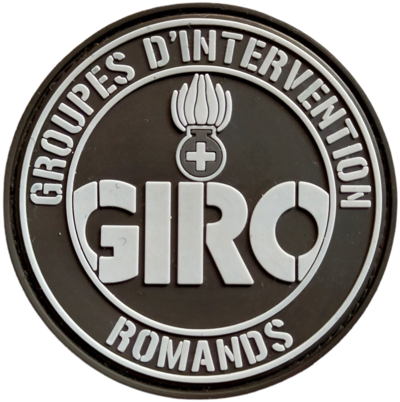 Swiss Plaquettes & Badges: GIRO GROUPES D` INTERVENTION  Romands mit Klett Patch – Neuf avec emballage d'origine à Emmenbrücke par F.ingl-1947
