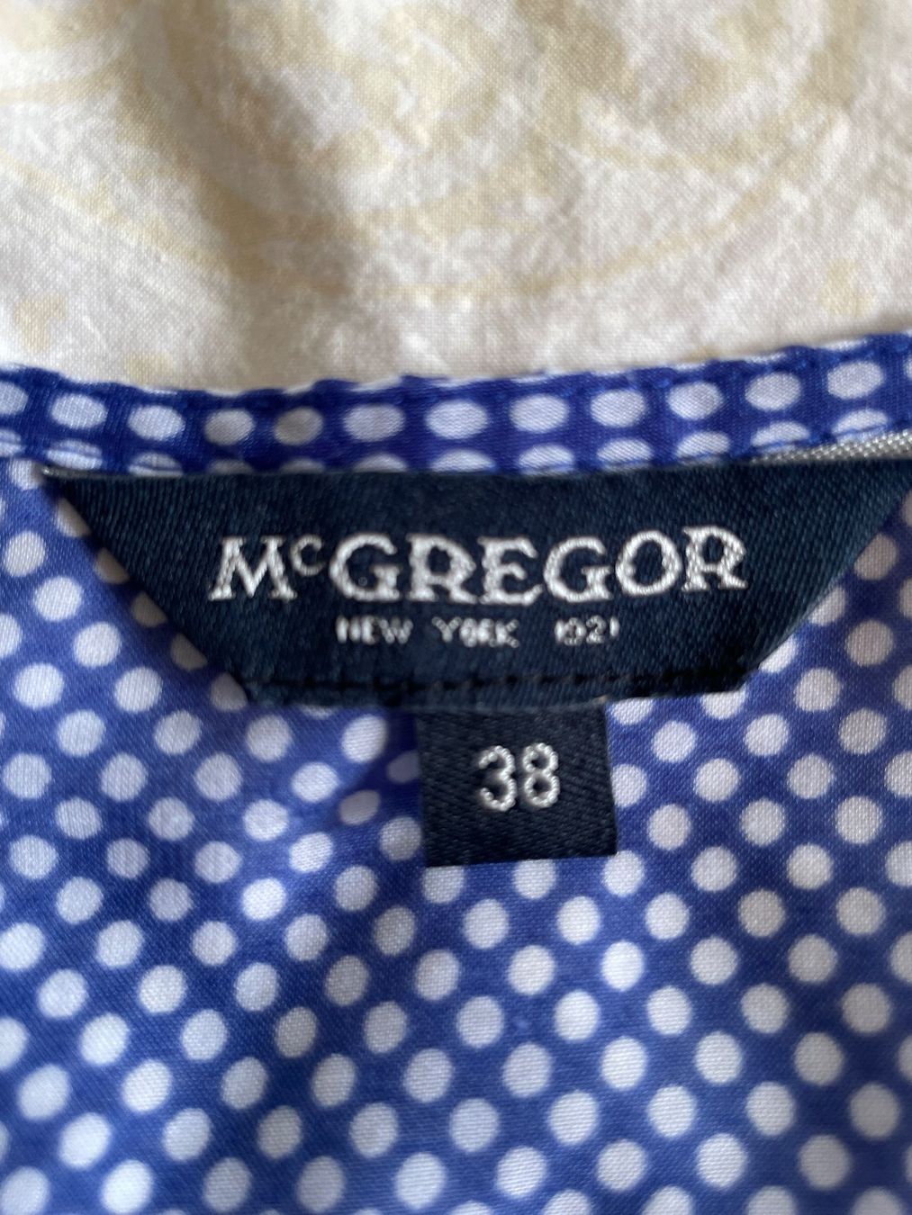 Camicette: Wickelbluse McGregor Gr. 38 blau/weiss – Usato da Münchenstein venduto da ann_2n6y 7
