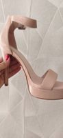 Sandalo tacco alto rosa beige numero 39 usato