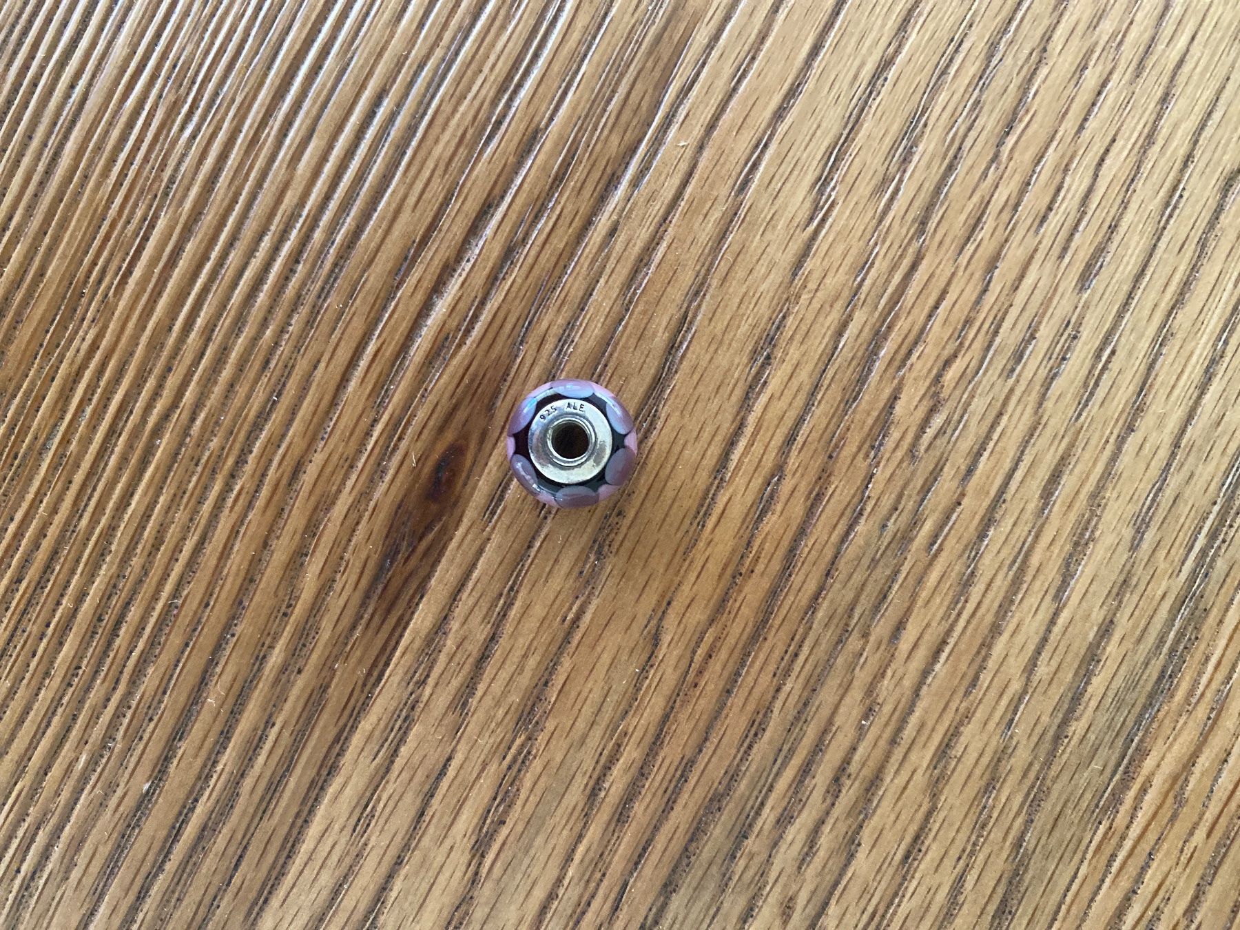Pandora Ciondoli: Pandora Murano Glas Charm violett – Usato da Muri AG venduto da sonneblueme10 2