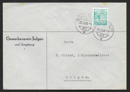 Sulgen Bedarfsbrief Gewerbeverein 20.11.1935
