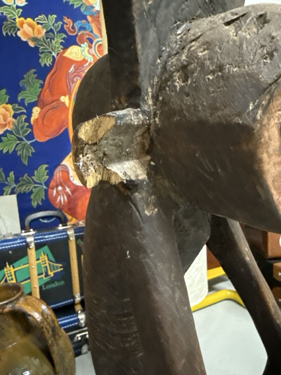 Xilografie: Afrikanische Holzfigur, – Usato da Aarburg venduto da Yula24 7