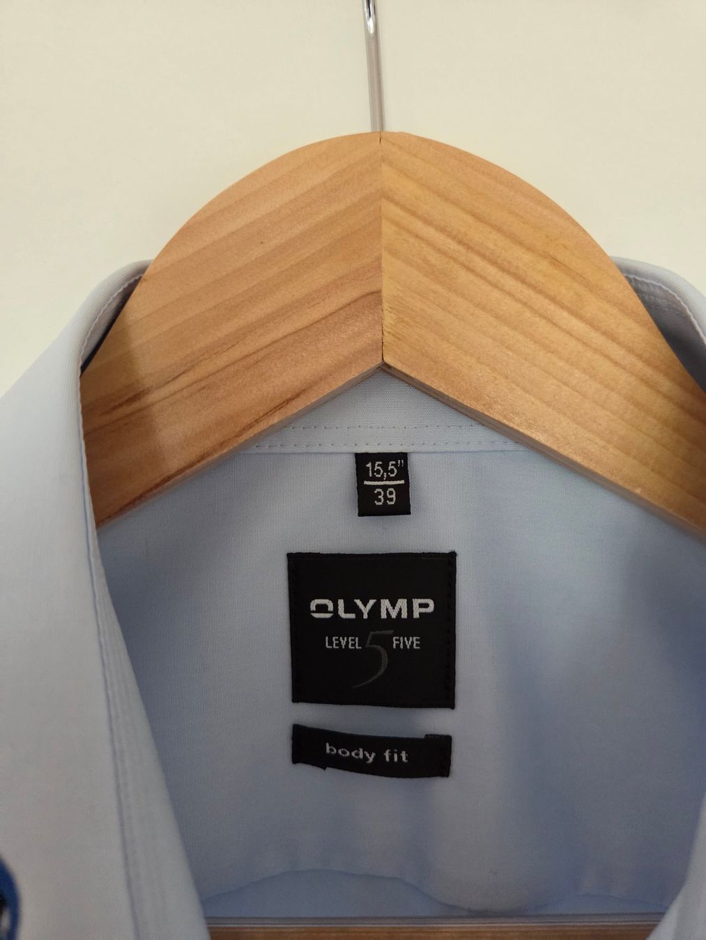 Camicie: OLYMP Level Five Body Fit Hemd Gr. 39 Hellblau – Usato da Rothenburg venduto da RaphiS549 3