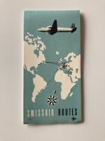 Swissair Route Plan 1954