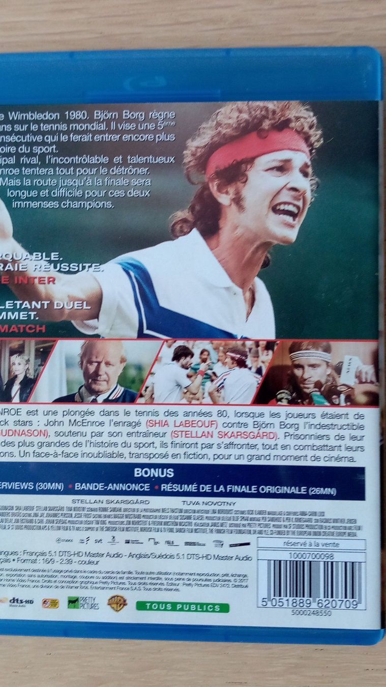 Alle DVDs: Blu-ray BORG McENROE – Gebraucht aus Porrentruy von tupatup 1