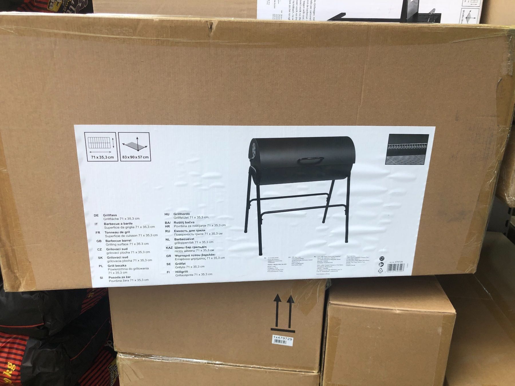 Griglie: 83x90x57cm NEU - GRILL BBQ - RÄUCHER – Nuovo e nell'imballaggio originale da Rovio venduto da POSITIFFARTandPLANTS 6