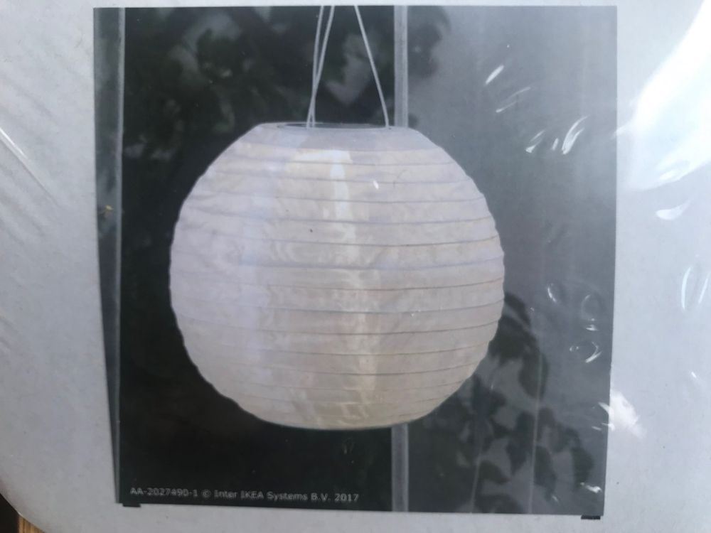Ikea Lampions Garten Solar