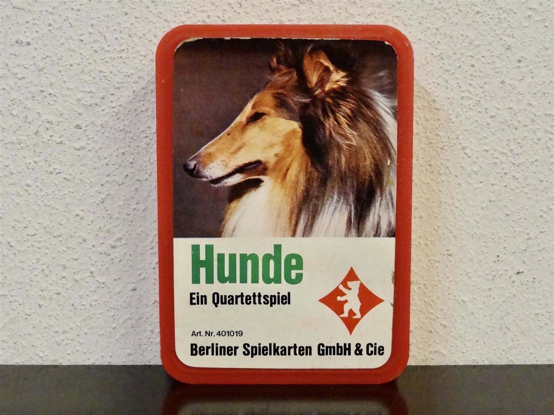 Spiele: altes Quartett TIER-QUARTETT HUNDE HUND – Gebraucht aus Kerzers von wisaundso