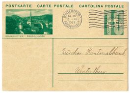 1933 Bildpostkarte Nr. 133-051 mit Bild ROMAINMOTIER, gest.