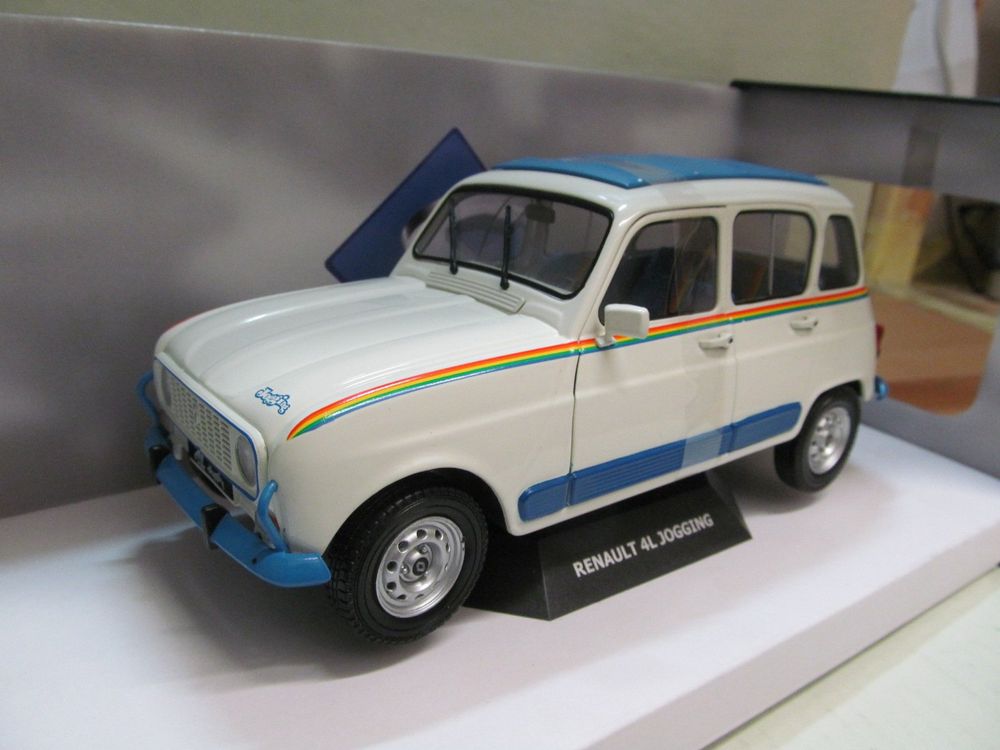Miniature Renault 4L "Jogging" Et "La Poste" - Échelle 1:87 Par Universal Hobbies - Occasion - Collection Auto