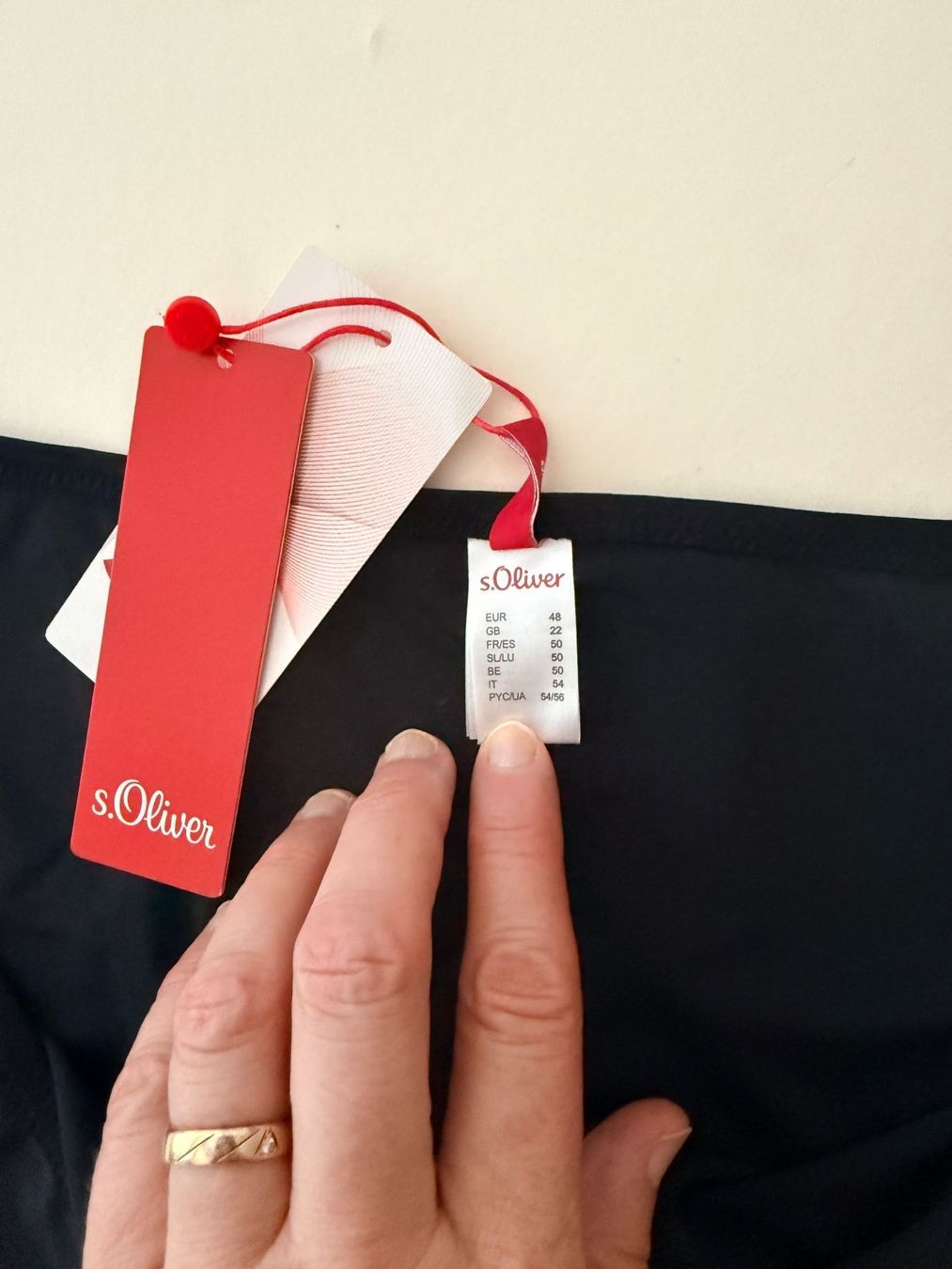 S.Oliver Costumi da bagno & Bikini: s. OLIVER, Bikini-Slip, Grösse 48, Farbe Schwarz – Nuovo e nell'imballaggio originale da Rudolfstetten venduto da gst_g7xl 2