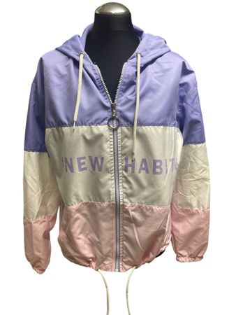 New Habits Makarna Farbblock Jacke
