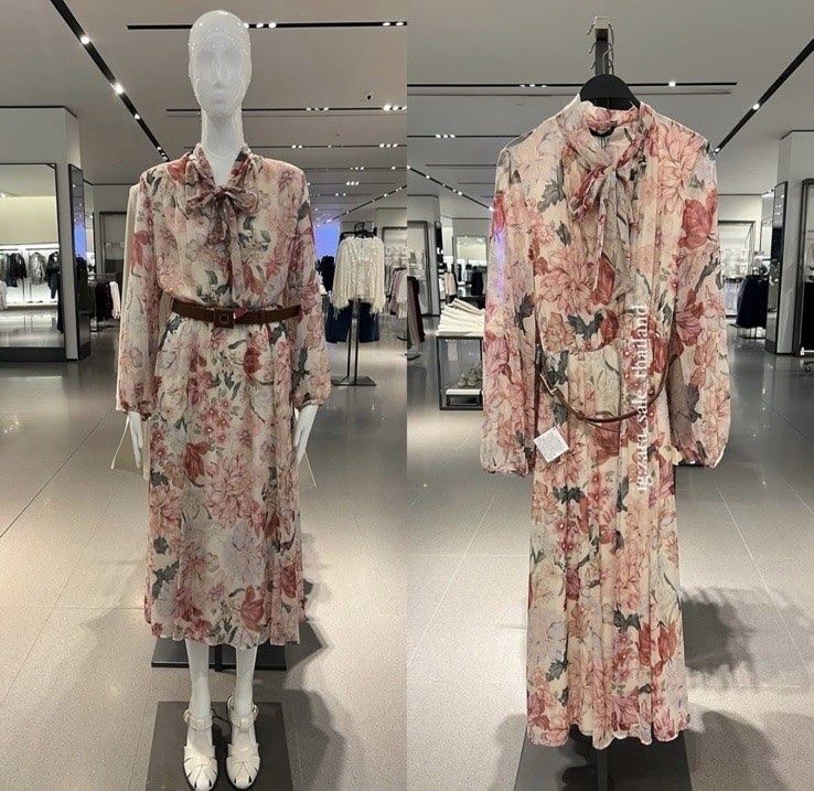 Vestiti: ZARA - florales Midikleid Gr. M – Nuovo (secondo la descrizione) da Zürich venduto da maison.paula 3