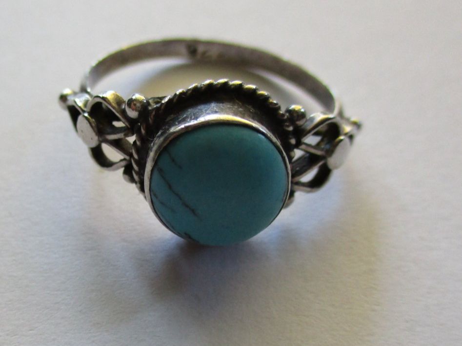 Anelli: Bague argent 925 avec pierre bleue – Usato da La Sarraz venduto da vic_v6kz