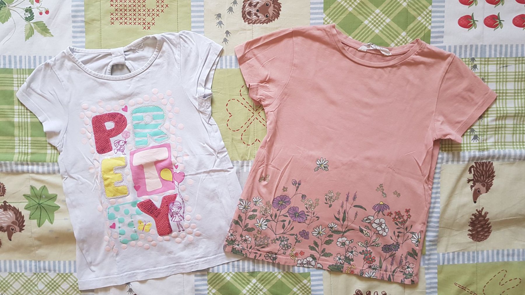 Camicette, T-shirt & Top: Sommer Oberteile Gr.122/128 – Usato da Luzern venduto da silvermoon12 3